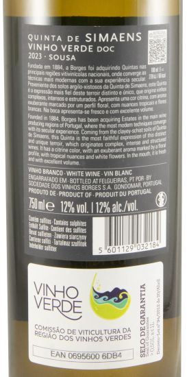 2023 Borges Quinta de Simaens branco