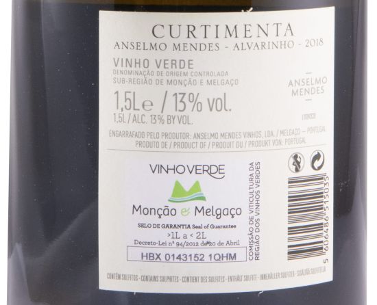 2018 Anselmo Mendes Curtimenta Alvarinho white 1.5L