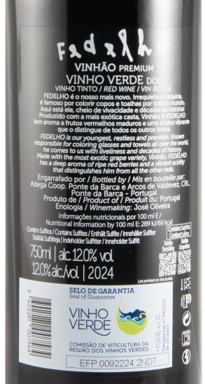 2024 Ponte da Barca Fedelho Vinhão Premium tinto