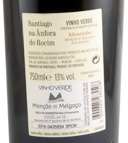 2023 Santiago na Ânfora do Rocim Alvarinho branco