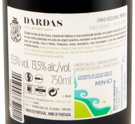 2023 Dardas Alvarinho branco