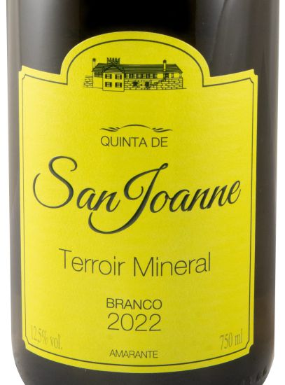 2022 Quinta de San Joanne Terroir Mineral branco (rótulo danificado)