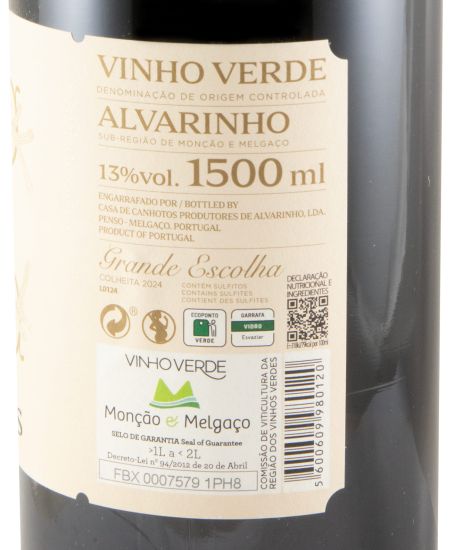 2024 Casa de Canhotos Alvarinho branco 1,5L