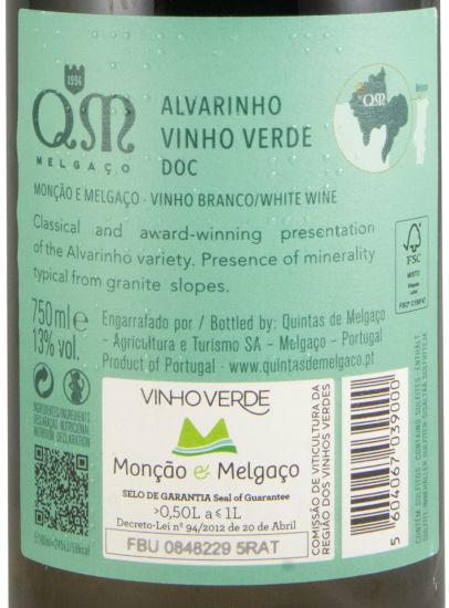 2024 Quintas de Melgaço QM Alvarinho white