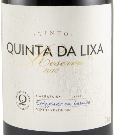 2018 Quinta da Lixa Reserva tinto