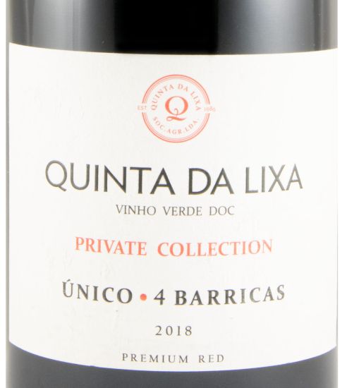 2018 Quinta da Lixa Único 4 Barricas Private Collection tinto