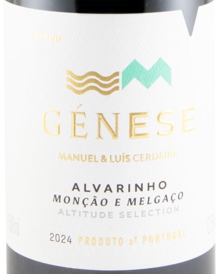 2024 Génese Terroir Montanha Altitude Selection Alvarinho branco 1,5L (rótulo danificado)