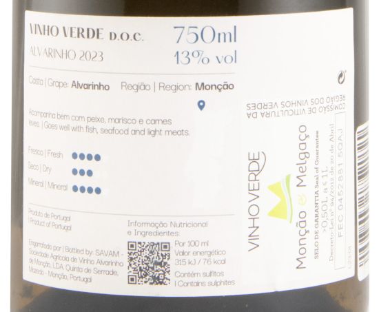 2023 Odassia Alvarinho branco