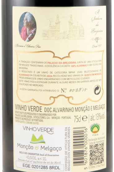 2024 Palácio da Brejoeira Alvarinho white