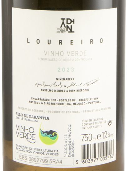 2023 Anselmo Mendes & Dirk Niepoort ADN Loureiro branco