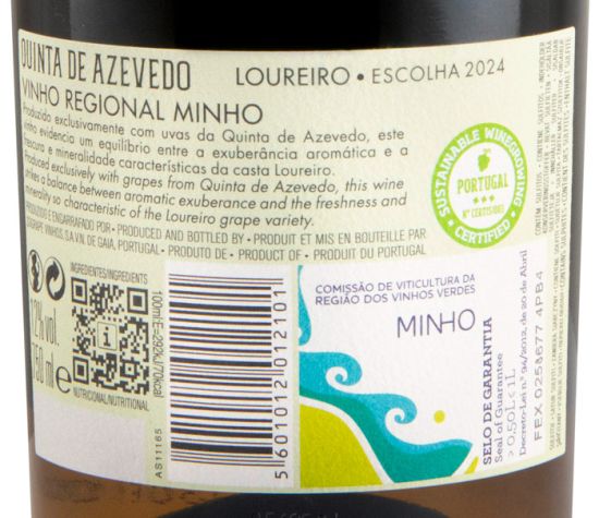 2024 Quinta de Azevedo Loureiro Escolha branco