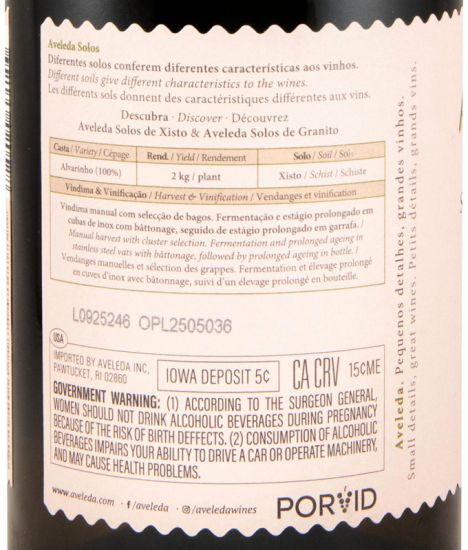 2024 Aveleda Solos de Xisto white