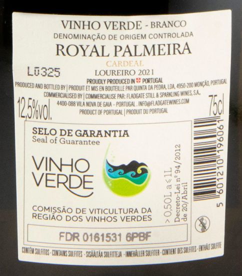 2021 Royal Palmeira Loureiro branco