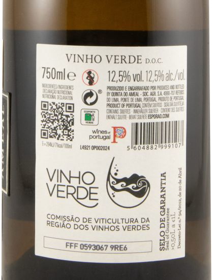 2023 Quinta do Ameal Reserva branco