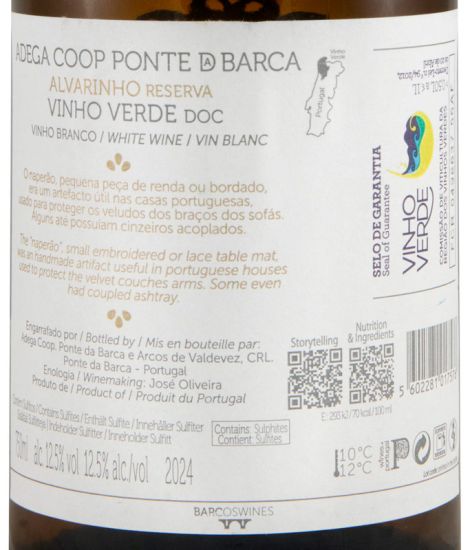 2024 Ponte da Barca Alvarinho Reserva branco