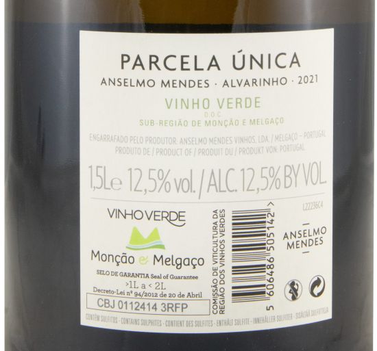 2021 Anselmo Mendes Parcela Única branco 1,5L