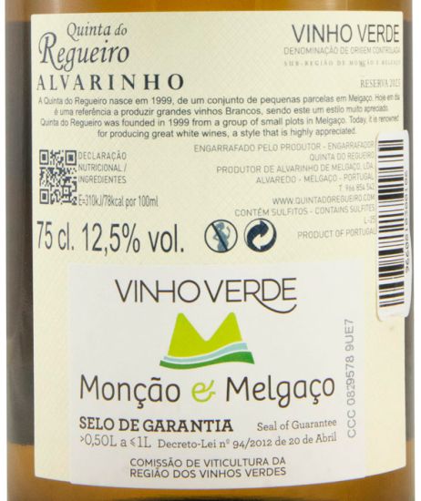 2025 Quinta do Regueiro Alvarinho Reserva white