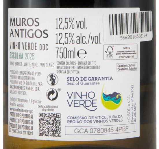 2025 Muros Antigos Escolha branco