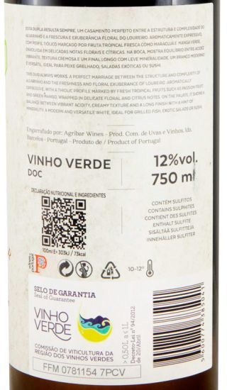 2024 Contas Feitas Alvarinho & Loureiro branco