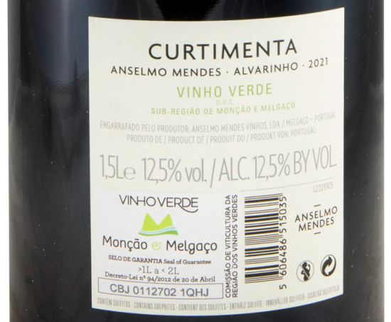 2021 Anselmo Mendes Curtimenta Alvarinho white 1.5L