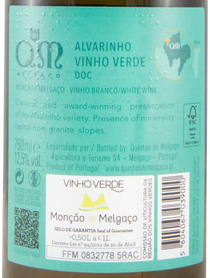 2025 Quintas de Melgaço QM Alvarinho branco