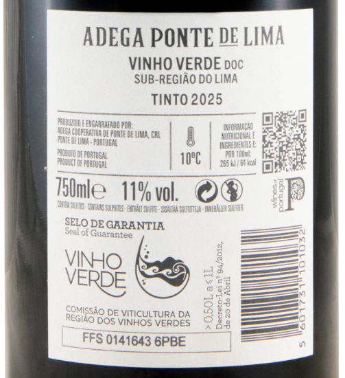2022 Ponte de Lima tinto