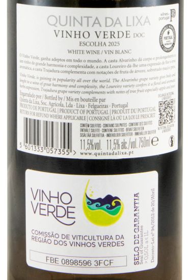 2025 Quinta da Lixa Escolha branco