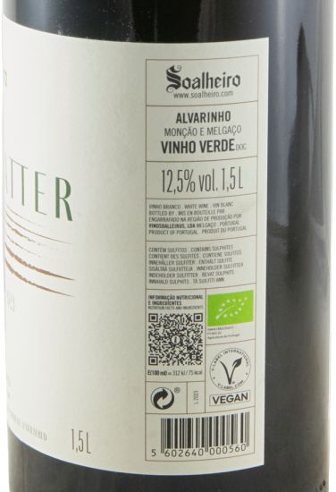 2023 Soalheiro Terramatter biológico branco 1,5L