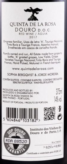 2017 Quinta de La Rosa tinto 37,5cl