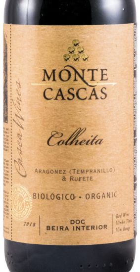 2018 Monte Cascas organic red 18.7cl
