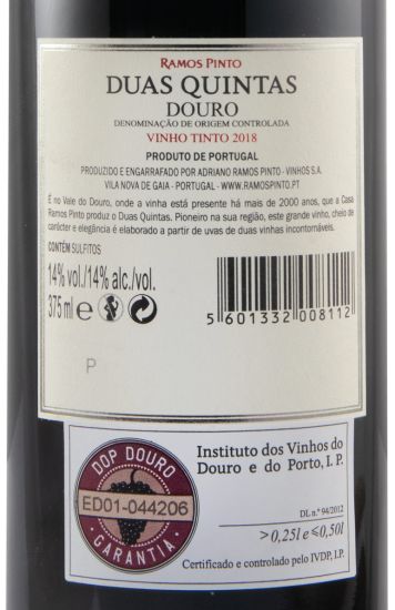 2018 Duas Quintas red 37.5cl