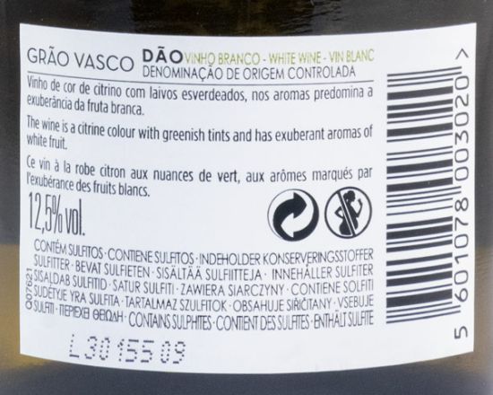 2019 Grão Vasco branco 37,5cl
