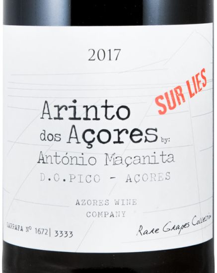 2017 Arinto dos Açores Sur Lies branco