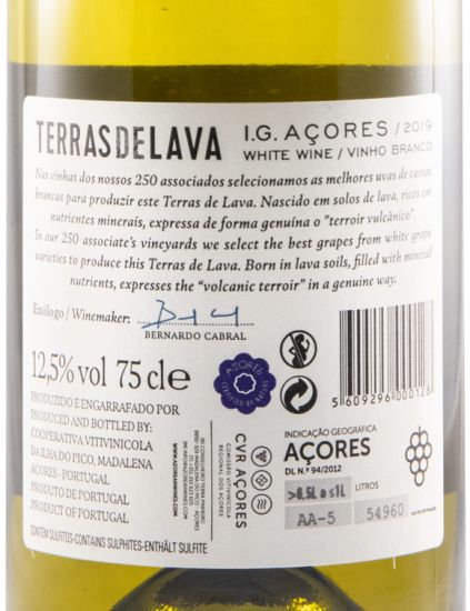 2019 Terras de Lava white