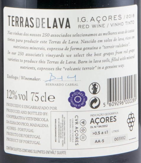 2018 Terras de Lava red