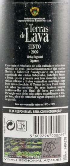 2009 Terras de Lava tinto
