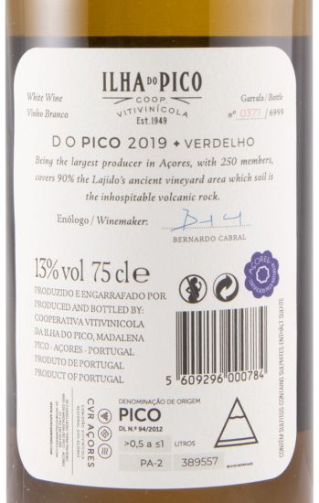 2019 Picowines Verdelho branco