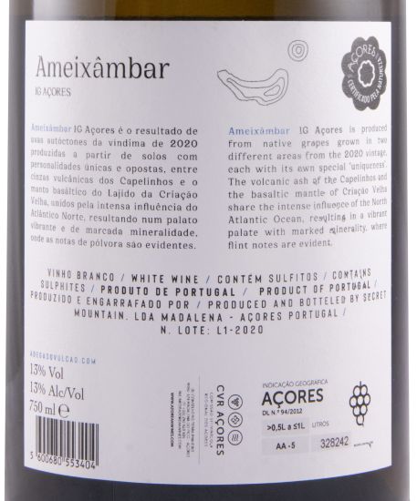 2020 Adega do Vulcão Ameixâmbar branco