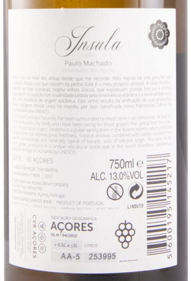 2019 Insula Verdelho white