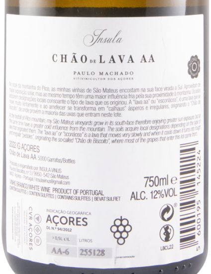 2022 Insula Chão de Lava AA branco