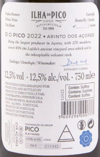 2022 Picowines Arinto dos Açores branco