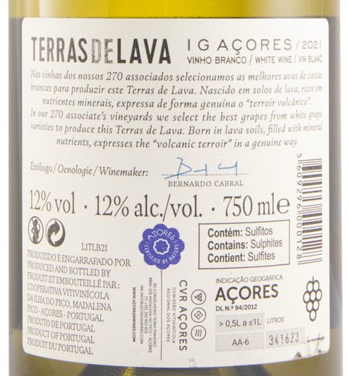 2021 Terras de Lava white