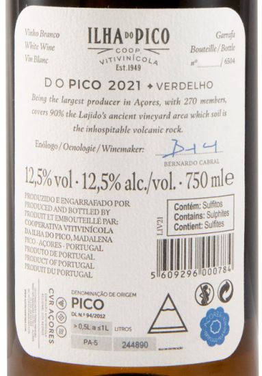 2021 Picowines Verdelho branco