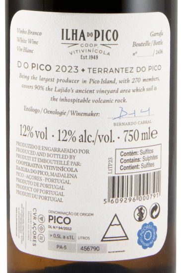 2023 Picowines Terrantez do Pico branco