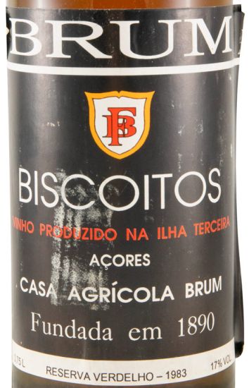 1983 Brum Biscoitos Verdelho Reserva branco