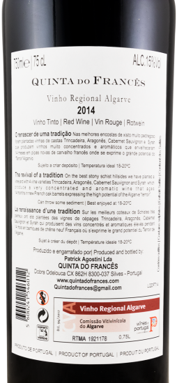 2014 Quinta do Francês tinto
