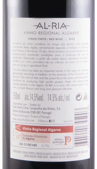 2020 Casa Santos Lima Al-Ria tinto