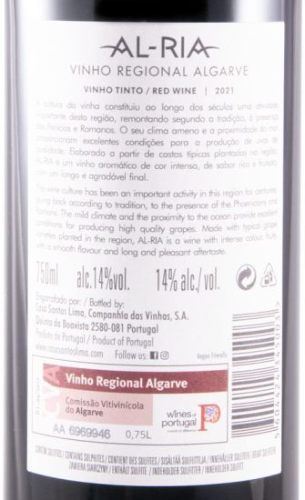 2021 Casa Santos Lima Al-Ria tinto
