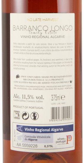 2014 Barranco Longo KO Late Harvest white 37.5cl