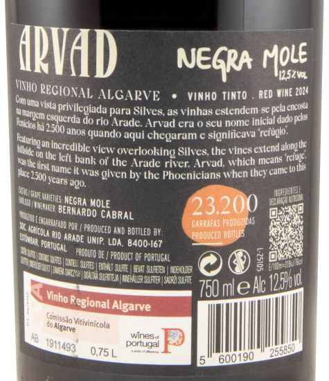 2024 Arvad Negra Mole tinto